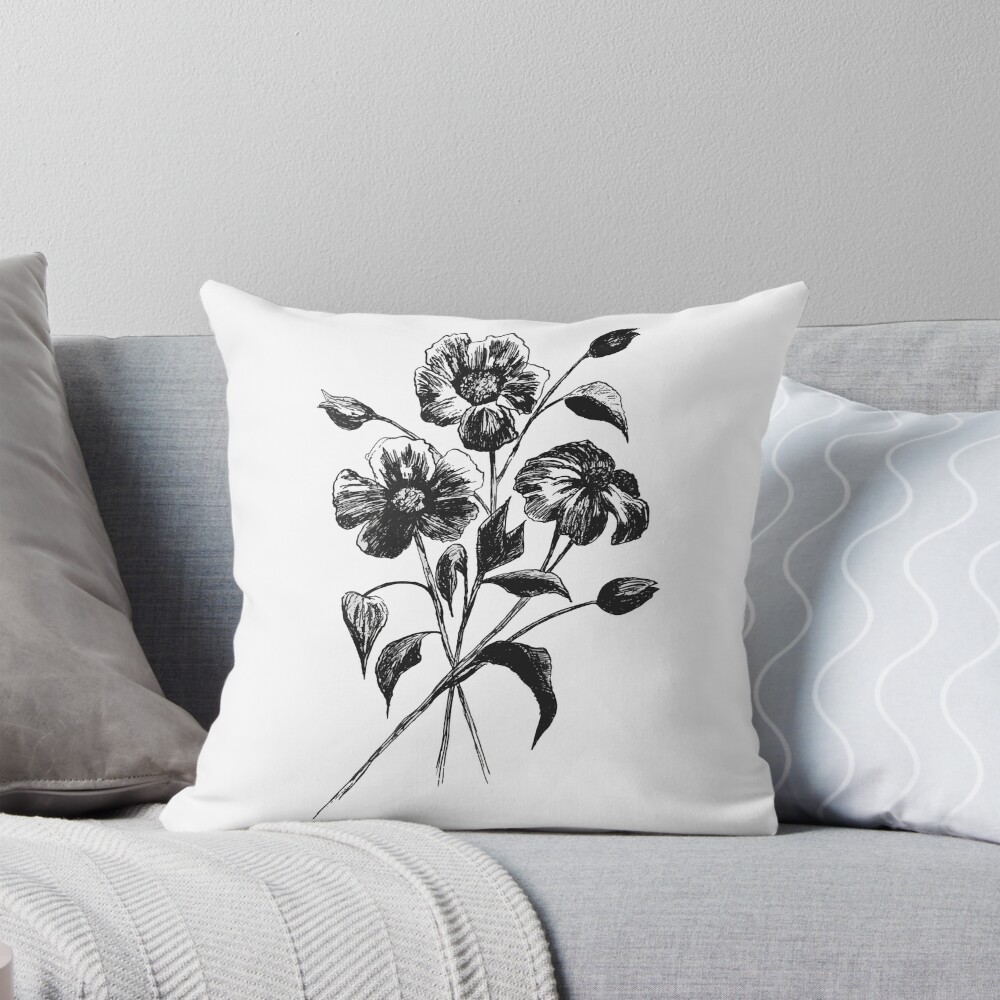 Item preview, Throw Pillow designed and sold by artbydelfineart.