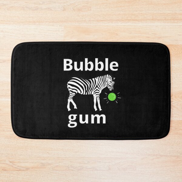 Item preview, Zebra bubble gum, blowing a green bubble designed and sold by VondasCreations.