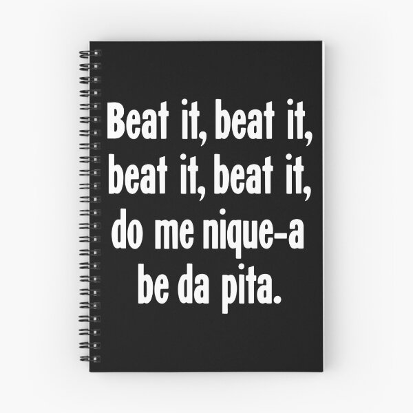 Item preview, Beat It, Beat It, Beat It, Beat It, Do Me Nique-A Be Da Pita. designed and sold by Good-Looking Corpse.