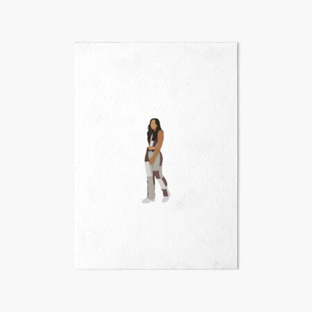 Sienna Mae Gomez tiktok sticker Art Board Print
