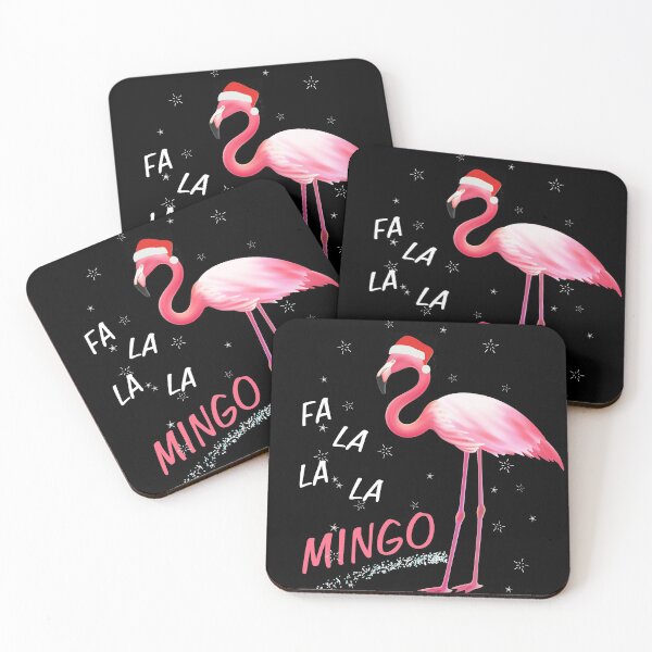 Item preview, Fa La La Mingo Funny Flamingo Christmas designed and sold by beachchic.