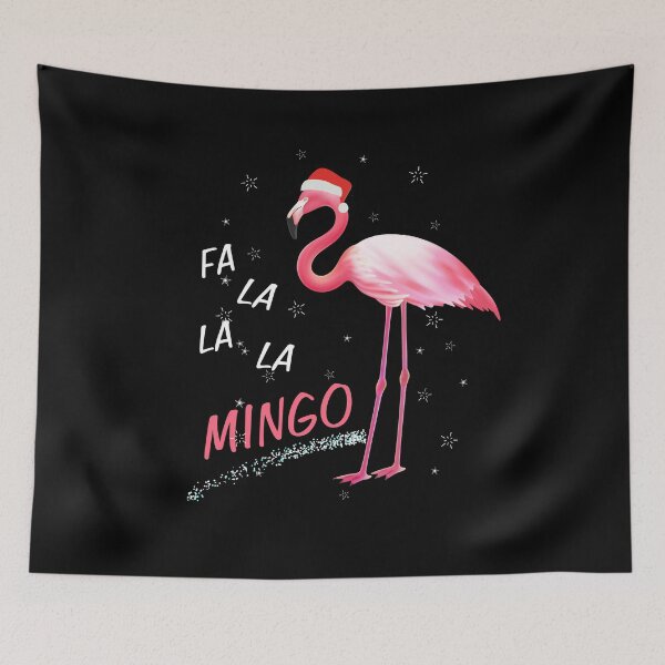 Item preview, Fa La La Mingo Funny Flamingo Christmas designed and sold by beachchic.