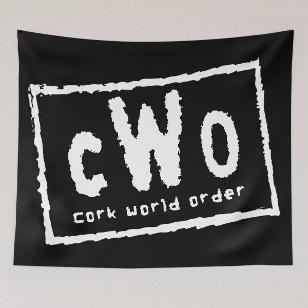 Item preview, cork world order - black designed and sold by fooleproof.