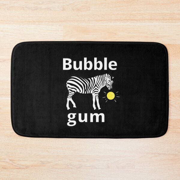 Item preview, Zebra bubble gum, blowing a yellow bubble designed and sold by VondasCreations.