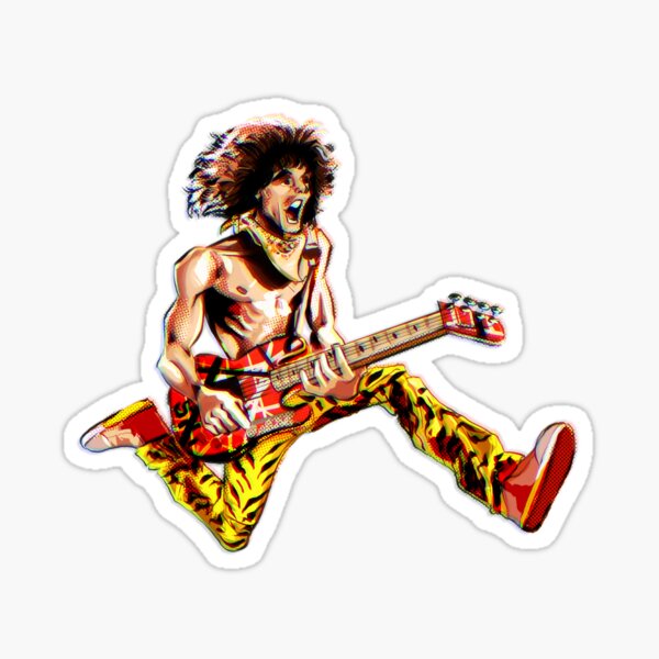 Van Halen Illustration Sticker