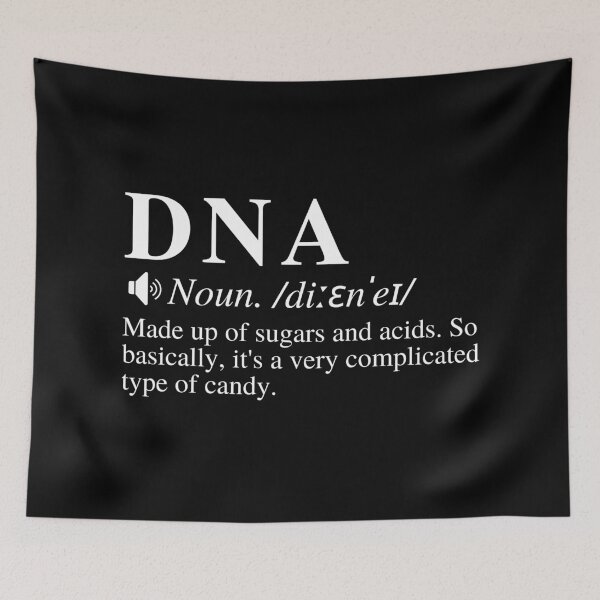 Item preview, Funny DNA definition. A very complicated type of candy. Biology/chemistry humor.  designed and sold by mind-illusions.