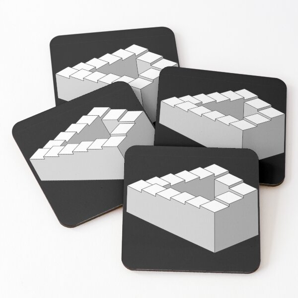 Item preview, Penrose Stairs on Black designed and sold by Greenwood2112.