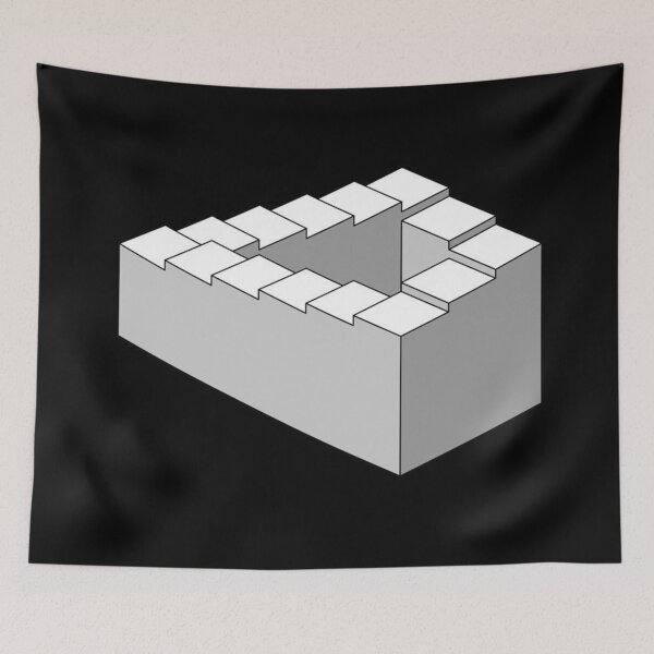 Item preview, Penrose Stairs on Black designed and sold by Greenwood2112.