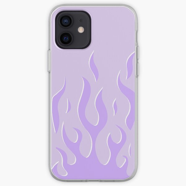 lavender flames wildflower iphone case cute phone cases iPhone Soft Case