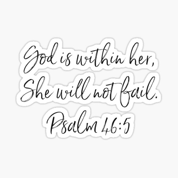 Item preview, Psalm 46:5 designed and sold by designbyjodyb.