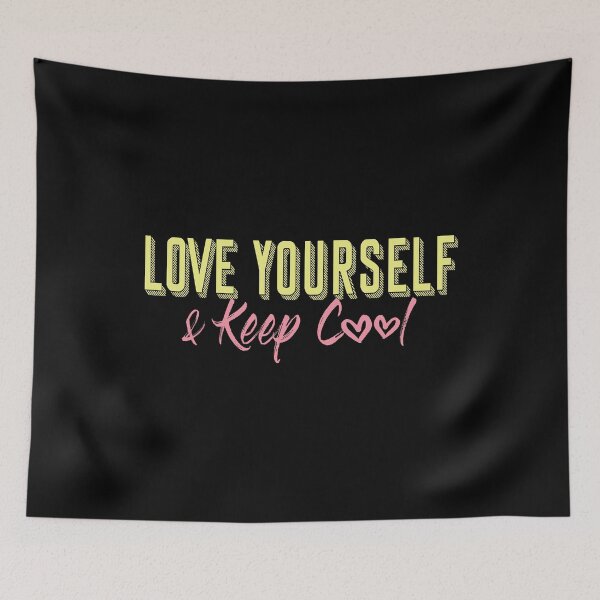 Item preview, Love Yourself And Keep Cool Motivational Gift For 2021 - Self Confident Unisex Design For All The Family Member - Gift For Mom - Gift For Dad - Gift For Girlfriend designed and sold by Vikingstorm.