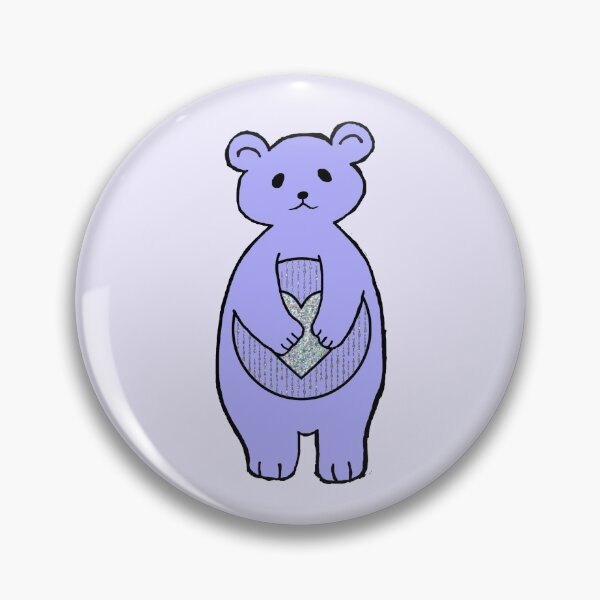 Item preview, Glitter pastel purple bear designed and sold by Joejo19.