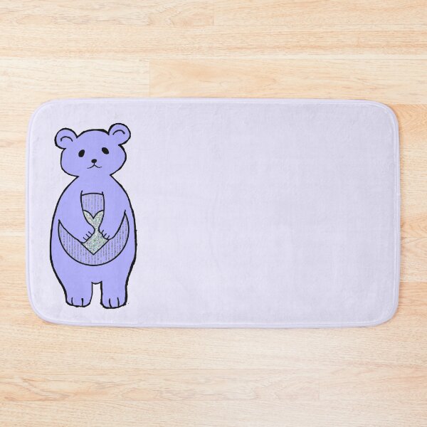 Item preview, Glitter pastel purple bear designed and sold by Joejo19.