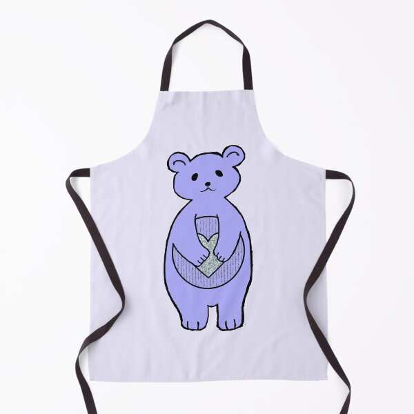 Item preview, Glitter pastel purple bear designed and sold by Joejo19.