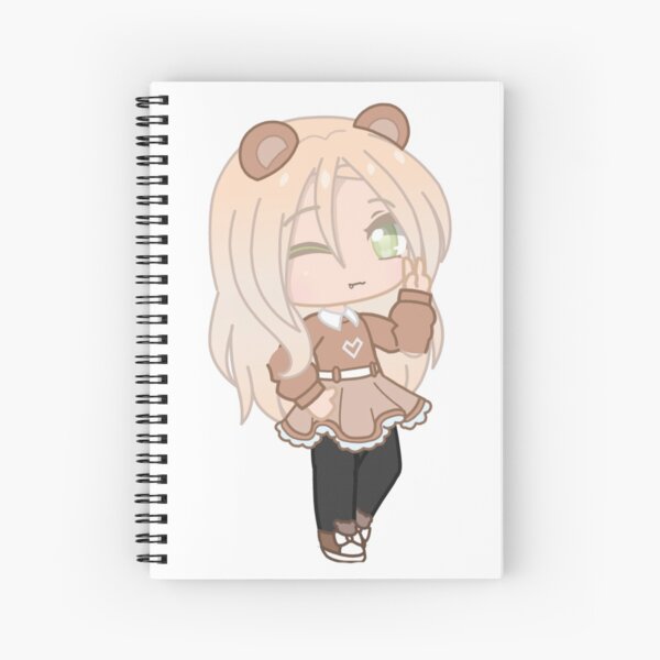 Cookie Gacha Life Spiral Notebook Ruled Line 