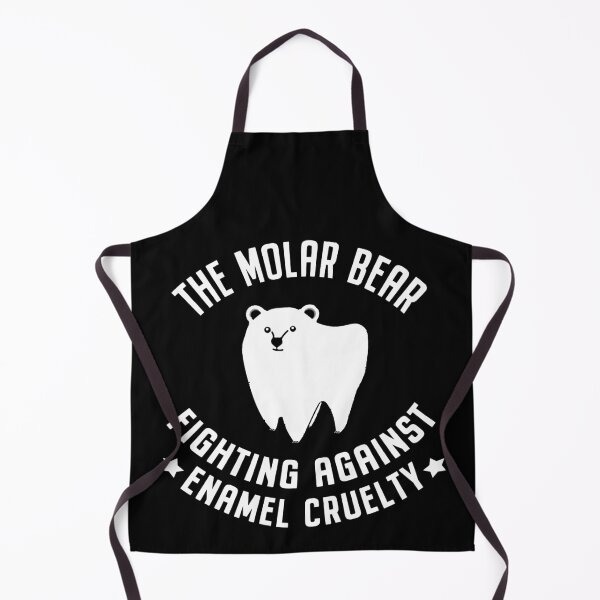 Item preview, Molar Bear Fighting Against Enamel Cruelty designed and sold by FuntasticDez.