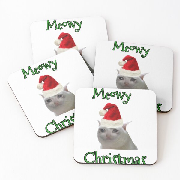 Item preview, Meowy christmas designed and sold by Molespignoses.