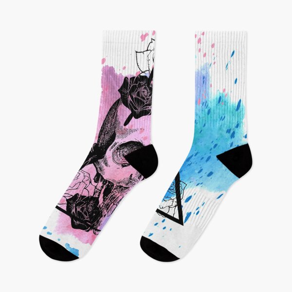 Item preview, Watercolour skull designed and sold by FrenchyA.