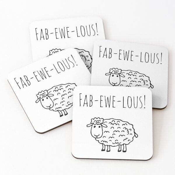 Item preview, Fab ewe lous! Fabulous sheep ewe wool funny cute pun design  designed and sold by HobbyGear.