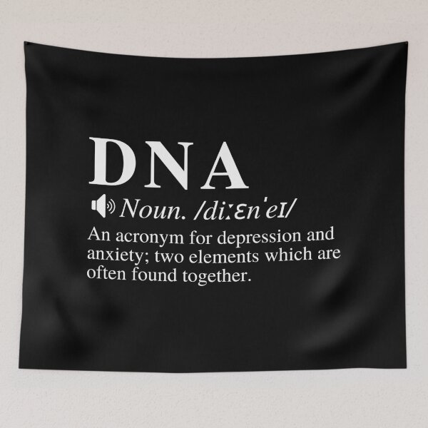 Item preview, Funny DNA definition: Depression and anxiety.  designed and sold by mind-illusions.