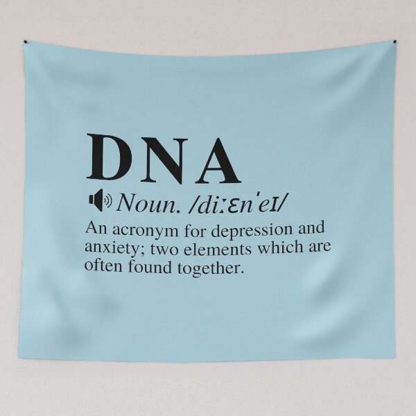 Item preview, Funny DNA definition: Depression and anxiety.  designed and sold by mind-illusions.