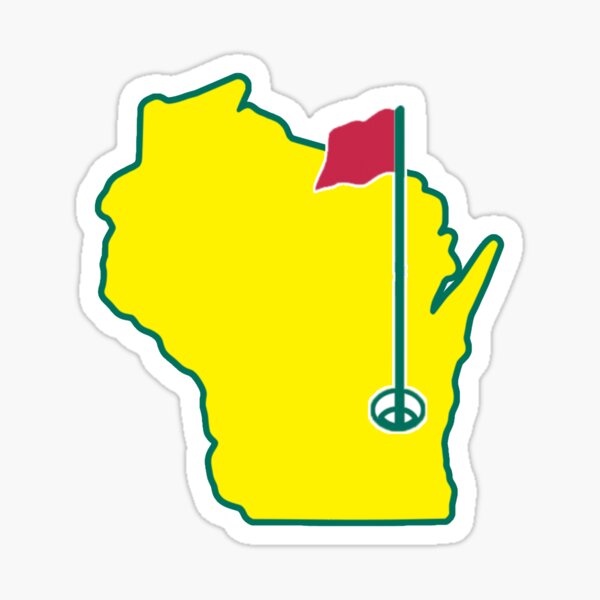 Vista previa del artículo con la obra «golf de wisconsin», diseñado y vendido por Hungry Hungry  Buffalo.