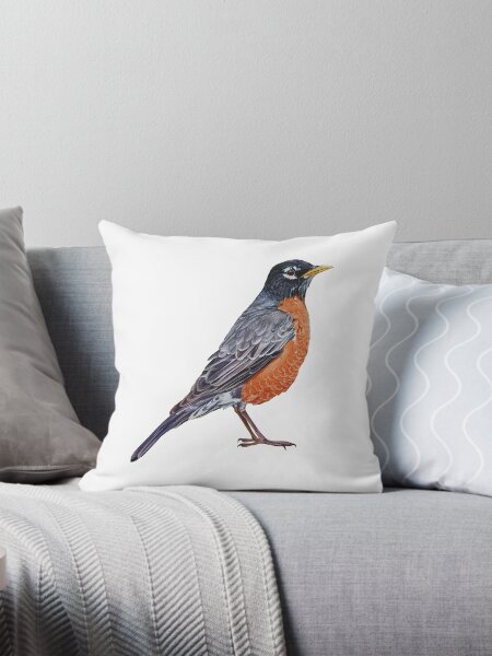 Item preview, American Robin - bird painting (no background) designed and sold by Emily Bickell.