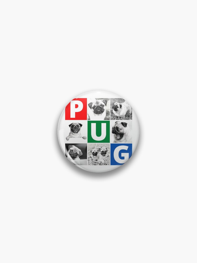 Thumbnail 1 of 3, Pin, Pug Life designed and sold by devilmaycorp.