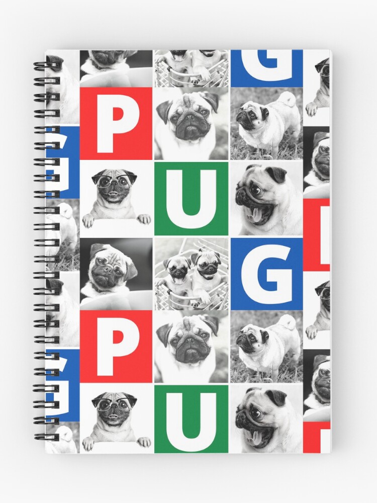 Thumbnail 1 of 3, Journal, Pug Life designed and sold by devilmaycorp.