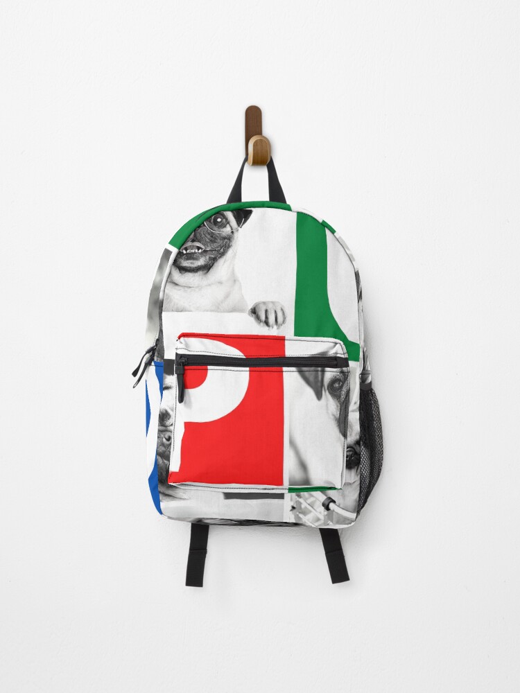 Thumbnail 1 of 3, Backpack, Pug Life designed and sold by devilmaycorp.