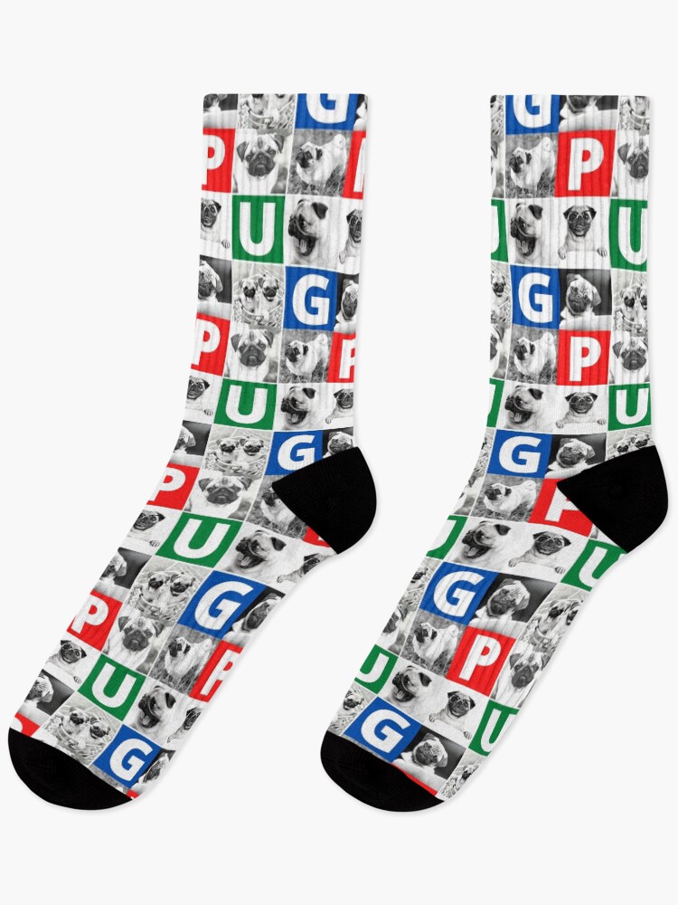 Thumbnail 1 of 5, Socks, Pug Life designed and sold by devilmaycorp.