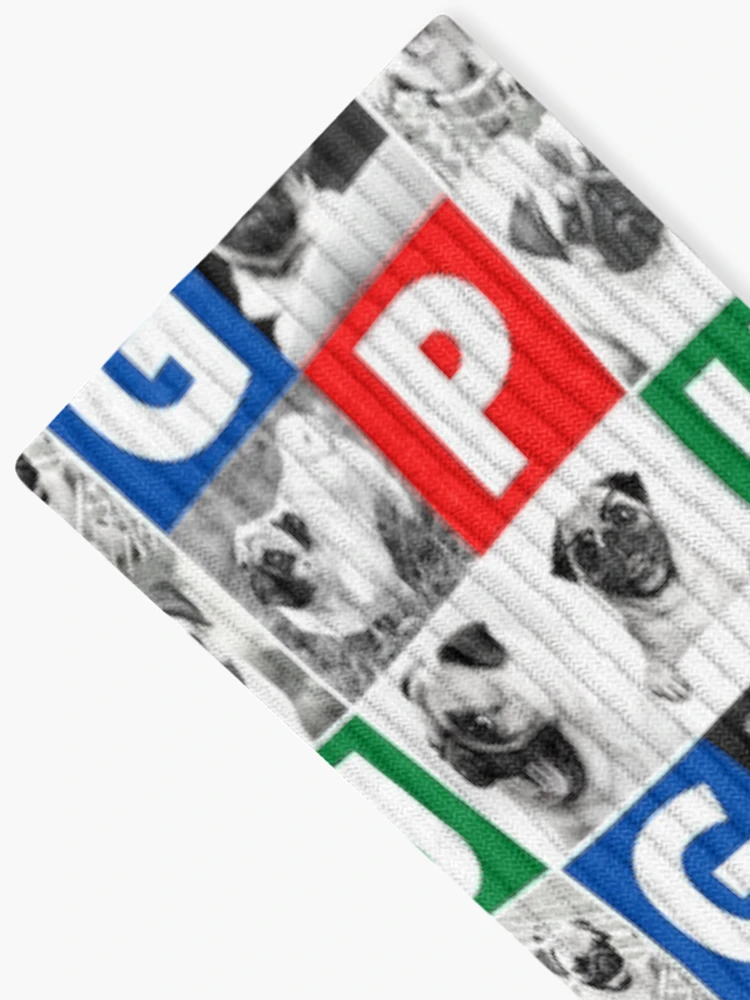 Thumbnail 2 of 5, Socks, Pug Life designed and sold by devilmaycorp.