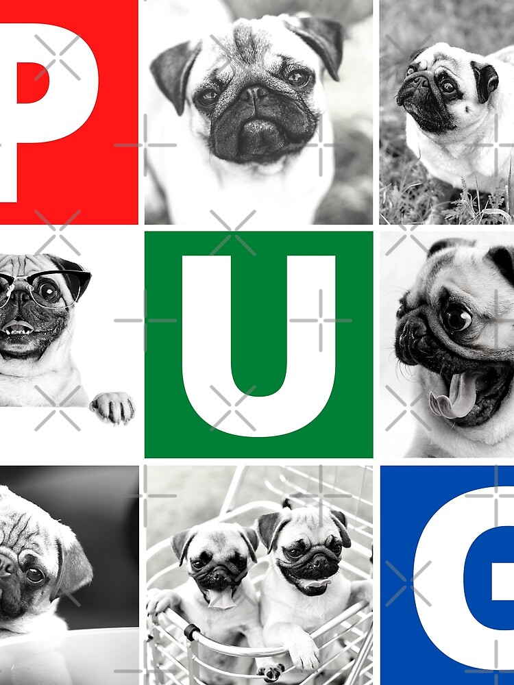 Thumbnail 3 of 3, Scarf, Pug Life designed and sold by devilmaycorp.