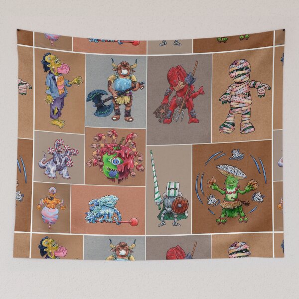 Item preview, Candy Monster Collage designed and sold by Pete Matejka.
