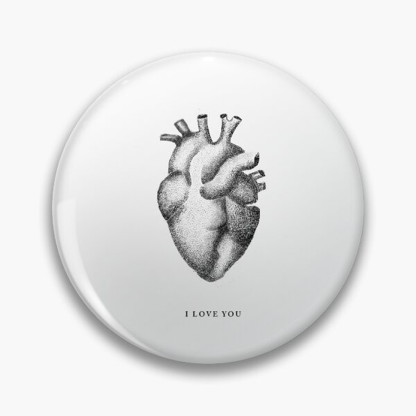 Item preview, Stippled heart print designed and sold by Devin Timpone.