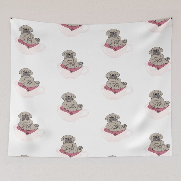 Item preview, Pug in a Teacup designed and sold by EnchantedDreamr.