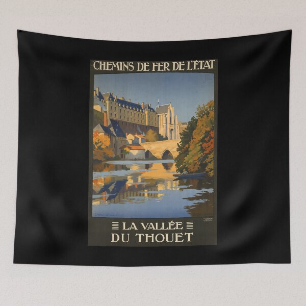 Item preview, retro classic Thouet poster designed and sold by CorasPosters.