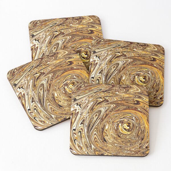 Item preview, Golden Liquid backgroun yellow abstract designed and sold by MarketVisionAV.
