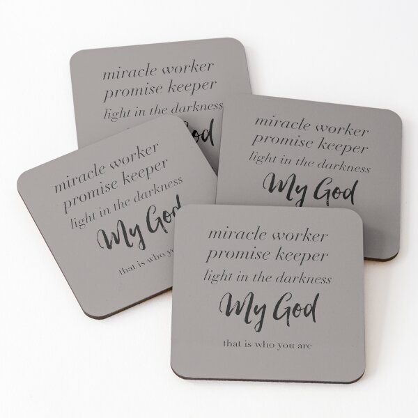 Item preview, Miracle worker, Promise Keeper, light in the darkness, My God that is who you are. designed and sold by Rcasadesign.