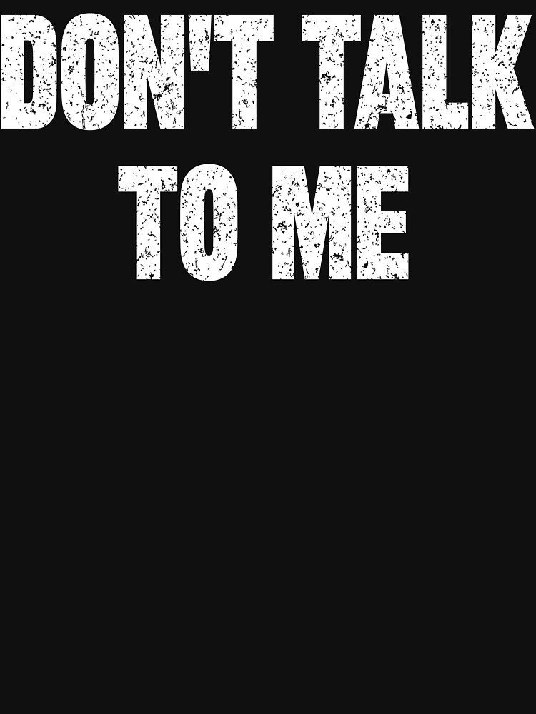 Sweat à capuche épais « NE ME PARLEZ PAS », par Solitee | Redbubble