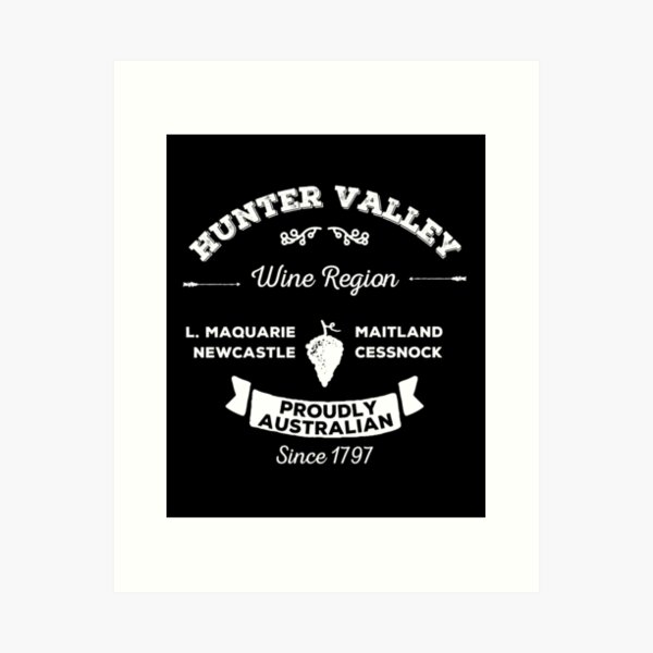 Item preview, Hunter Valley - Wine Region - Proudly Australian designed and sold by MerchActually.