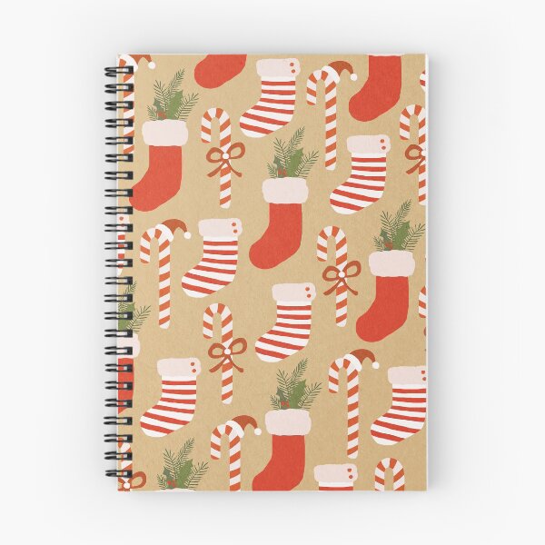 Item preview, Christmas cane candy and socks pattern, Holiday pattern designed and sold by juliaemelian.