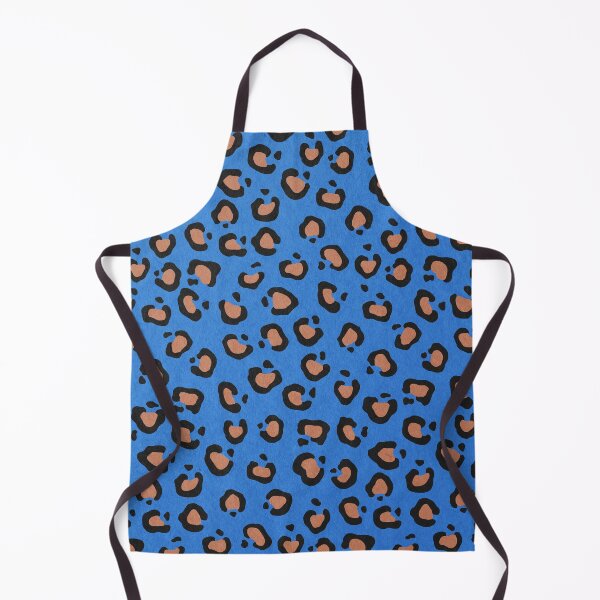 Item preview, Leopard blue pattern, Abstract print, Retro, Mid century art designed and sold by juliaemelian.