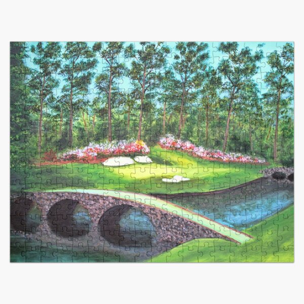 Vista previa del artículo con la obra «Hoyo 12 en Augusta National Golden Bell», diseñado y vendido por Ken Figurski.