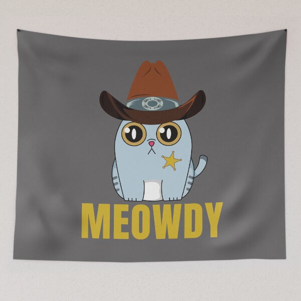 Item preview, Meowdy - Funny Texan Cat Meme Design designed and sold by Adonalyn.