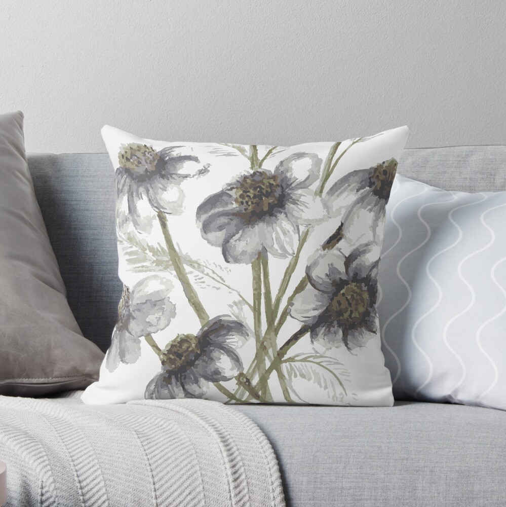 Item preview, Throw Pillow designed and sold by artbydelfineart.