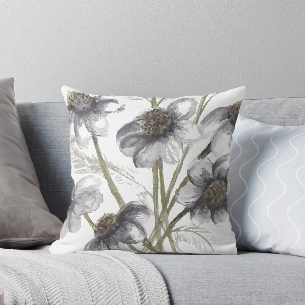 Item preview, Throw Pillow designed and sold by artbydelfineart.
