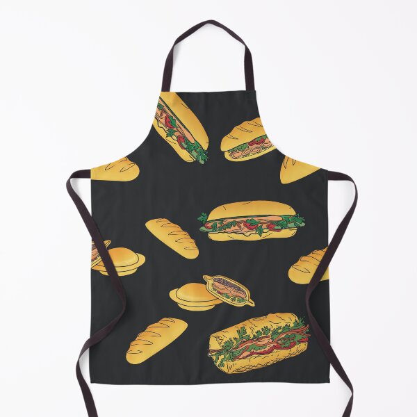 Item preview, baguette banh mi bread food illustration designed and sold by sierratruong.