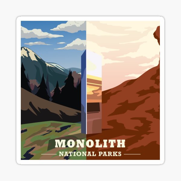 Artikel-Vorschau von Monolith Nationalpark, designt und verkauft von AchillesArts.