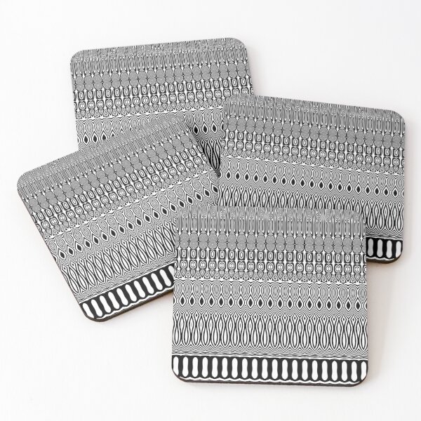 Item preview, Black and White Lattice Pattern designed and sold by chrispy.